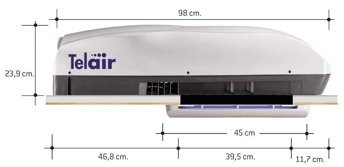 Ilmastointilaite Telair Silent Plus 8100H