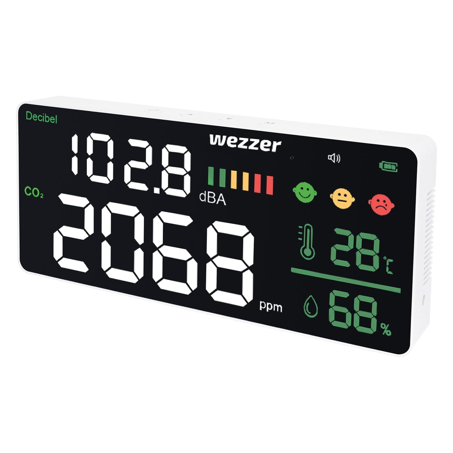 Wezzer Air PRO CN20 ilmanlaadun ja melun mittaaja | 81410 | 5905555016238 | Kotikauppa | Levenhuk