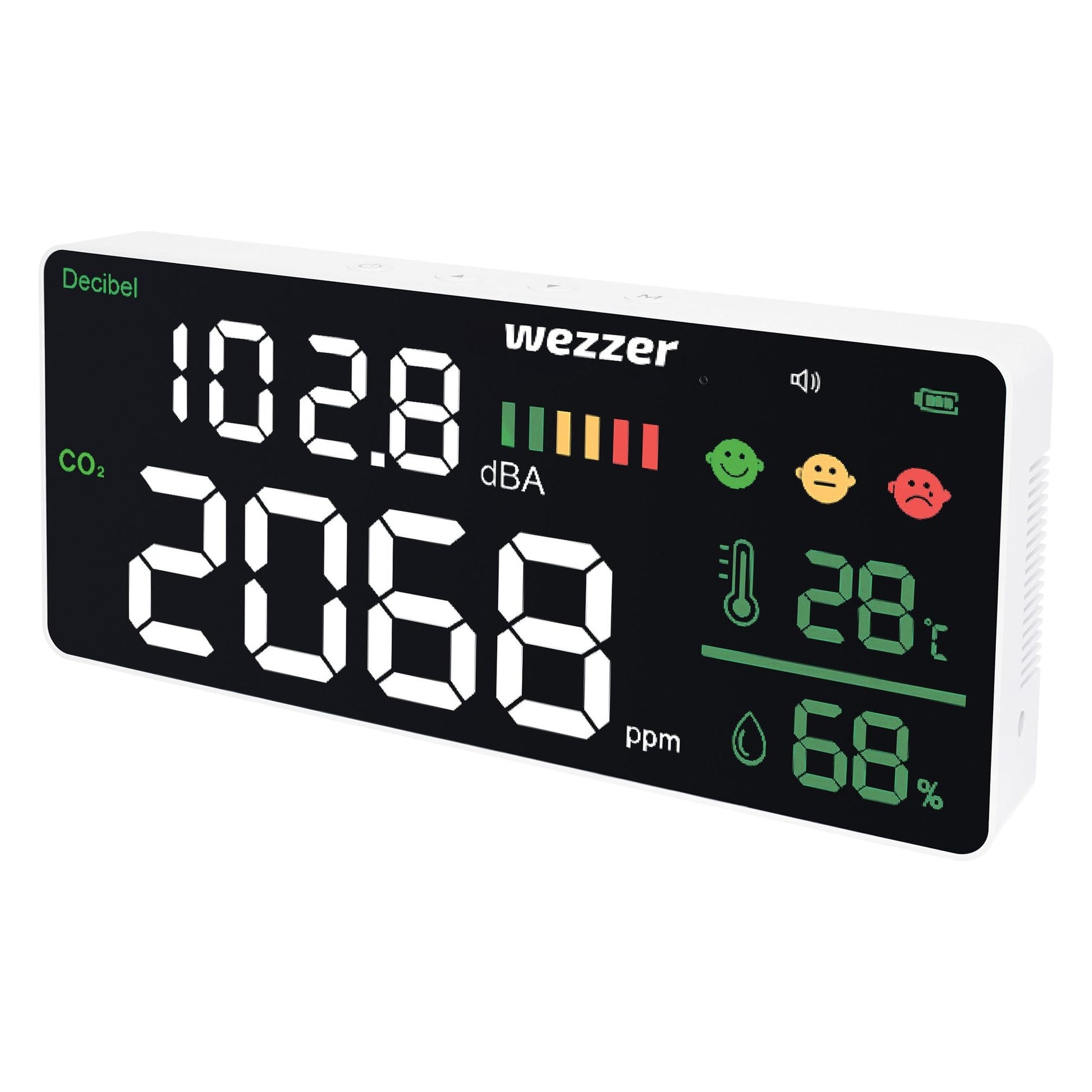 Wezzer Air PRO CN20 ilmanlaadun ja melun mittaaja | 81410 | 5905555016238 | Kotikauppa | Levenhuk