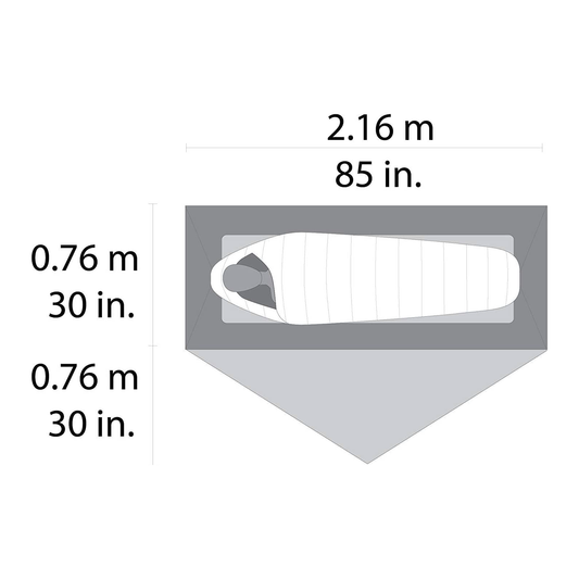 MSR Hubba NX Tent V6 -taittoteltta yhdelle hengelle