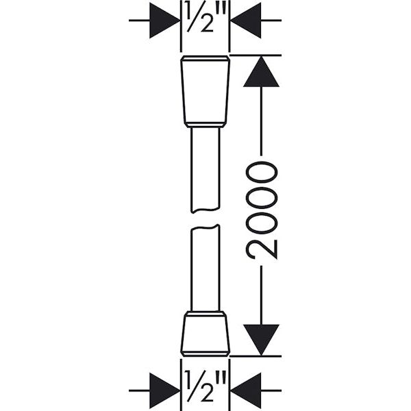 SUIHKULETKU HANSGROHE 28274000 ISIFLEX 2,0m