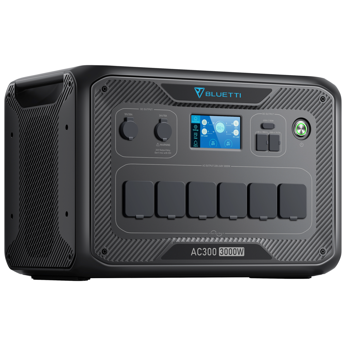 BLUETTI invertteri AC300 puhdas siniaaltojännite 3000 W