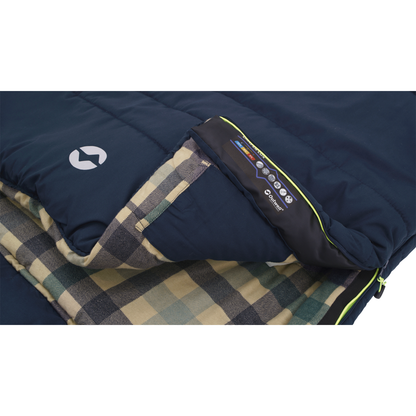 Outwell Camper Lux -peittomakuupussi 235 cm, vetoketju oikealla