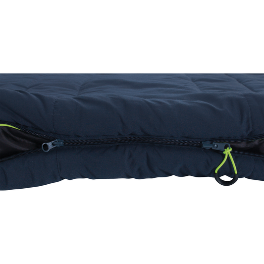 Outwell Camper Lux -peittomakuupussi 235 cm, vetoketju vasemmalla