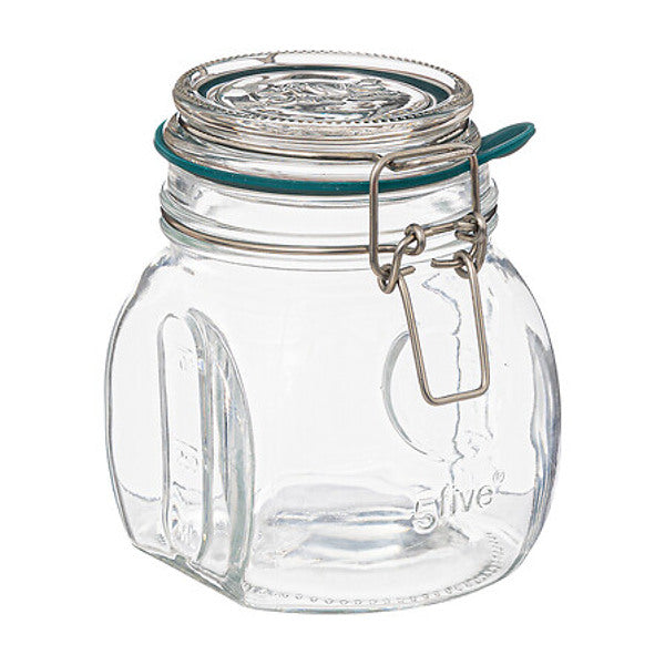 Lasipurkki ilmatiiviillä kannella (0,5l)