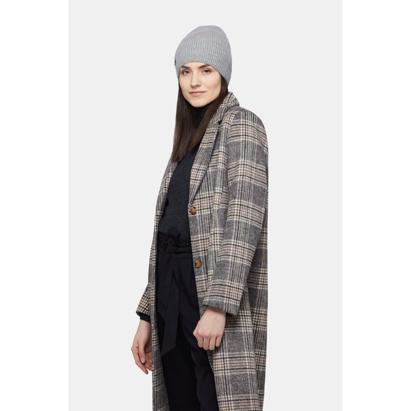 Natural Baby Alpaca Wool Fisherman's Rib Beanie