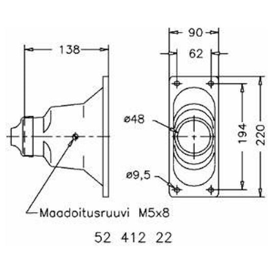 KAAPELIPÄÄTE SELCAST LAK 2/48