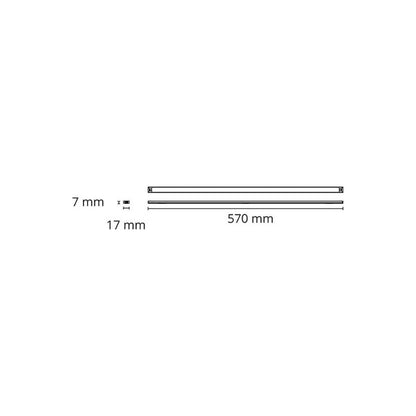 VALOPROFIILI/-NAUHA SLIMLINE SLIMLINE PRO 570MM 6,5W 3K