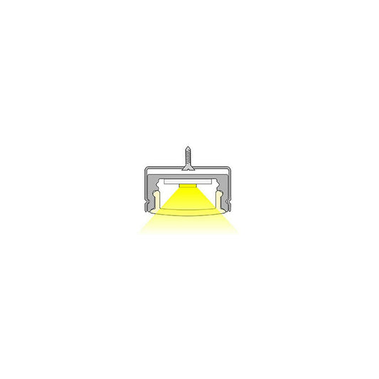 VALOPROFIILI/-NAUHA LINEA 200 17x8x200 MUSTA