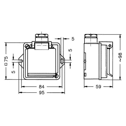 PISTORASIA SCHUKO 16A IP44 2XPK16/9