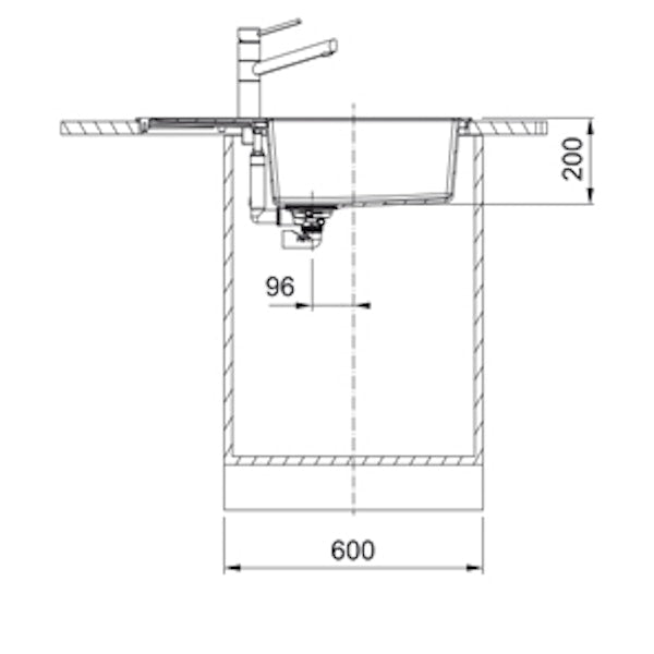 KEITTIÖALLAS TECTON FRANKE SIRIUS S2D 611-78 XL CB