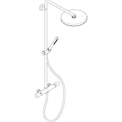 SUIHKUJÄRJESTELMÄ HANSGROHE 24228670 PURO 260 FINE MUSTA