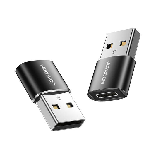 Adapter USB male-female Type-C (2 pieces) Joyroom S-H152 (black) - Kotikauppa