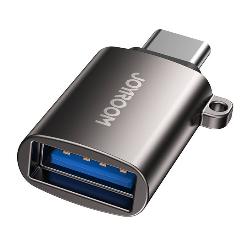 Adapter USB male-female Type-C Joyroom S-H151 (black) - Kotikauppa
