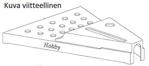 Aisakotelo 250 cm vaunuun, valkoinen pituus 99 cm, leveys 75 cm | 1404030099