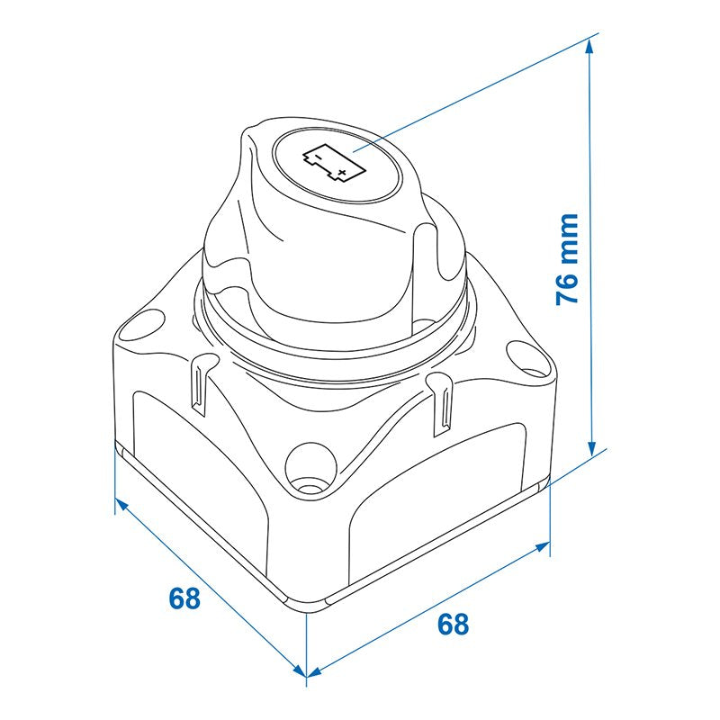 Akun pääkatkaisin 12-48V 275/1250A ON/OFF - Kotikauppa