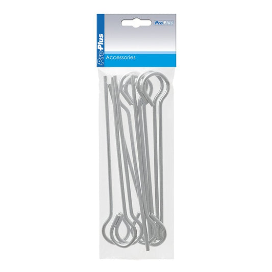 Alumiininen telttakiila 19cm silmukalla 10 kpl sisään polyeteenipussissa | 364784S | 8717249106050 | Kotikauppa | ProPlus
