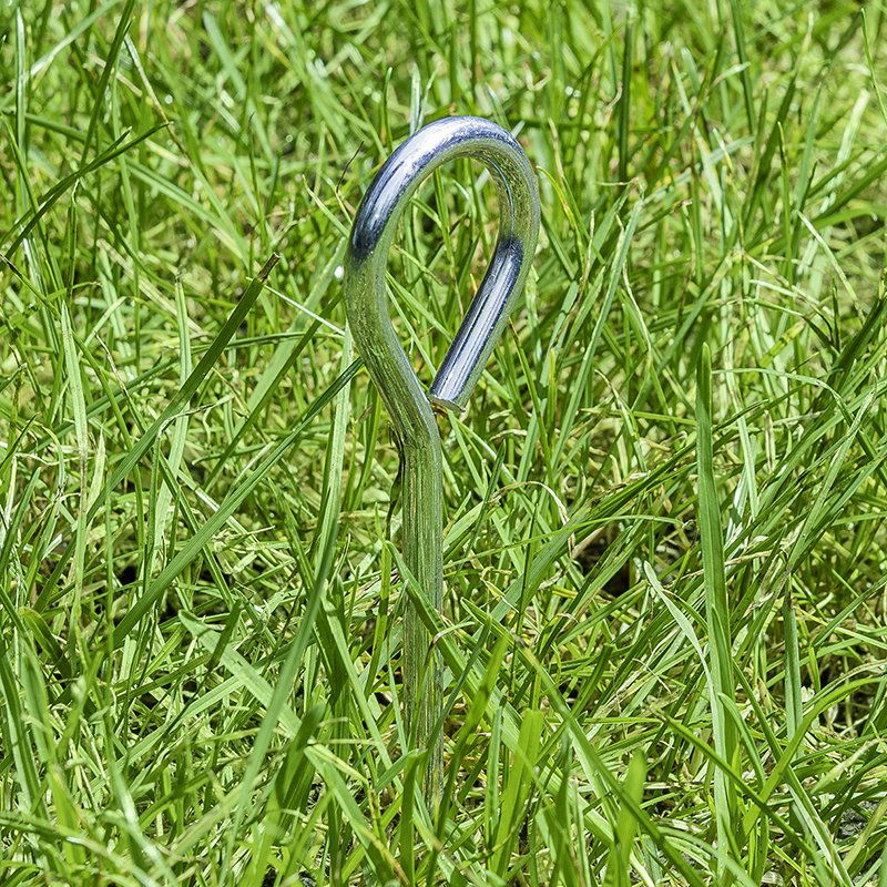 Alumiininen telttakiila 19cm silmukalla 10 kpl sisään polyeteenipussissa - Kotikauppa