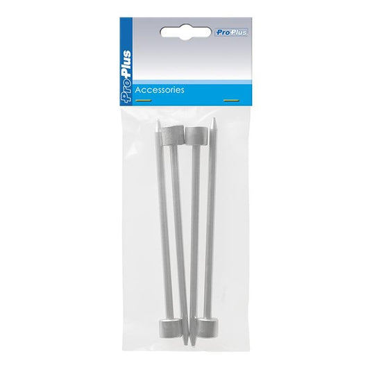 Alumiininen telttakiila tarzan 15cm 4 kpl sisään polyeteenipussissa | 364763S | 8717249105930 | Kotikauppa | ProPlus