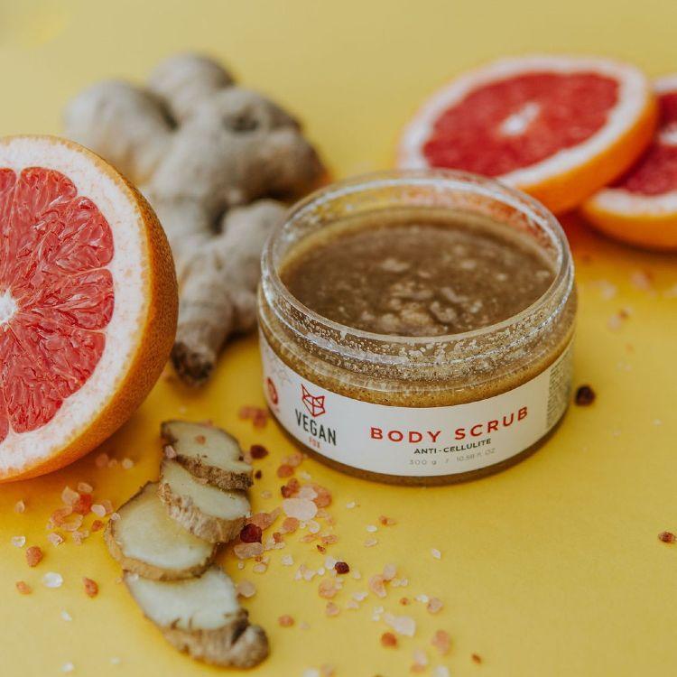 Anti-cellulite Body Scrub Ginger, 300 g - Kotikauppa