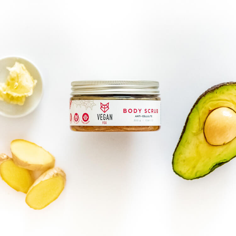 Anti-cellulite Body Scrub Ginger, 300 g - Kotikauppa