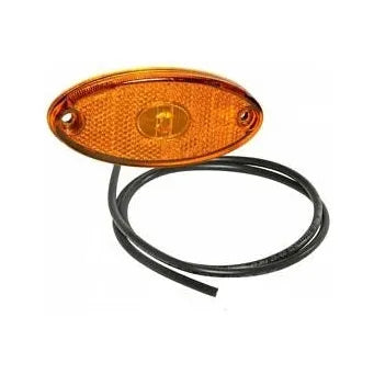 Aspöck sivuvalo keltainen led flatpoint Sivuvalo flatpoint led dc johto 0,5m 12v | 0900795 |  | Kotikauppa | Aspöck