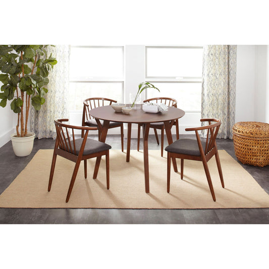 Avola Koko 112cm + 4 tuolia AV1769-44 + AV1769-43x4 - Kotikauppa