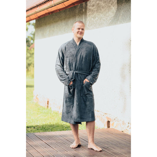 Bathrobe for Men - Bamboo Terry - Kotikauppa
