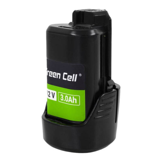 Battery For Power Tools Green Cell PTBO12V3, Bosch GBA 12V 3Ah 1600A00X79 - Kotikauppa