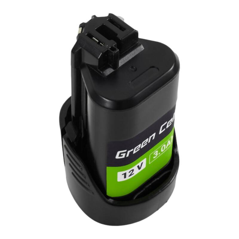 Battery For Power Tools Green Cell PTBO12V3, Bosch GBA 12V 3Ah 1600A00X79 - Kotikauppa