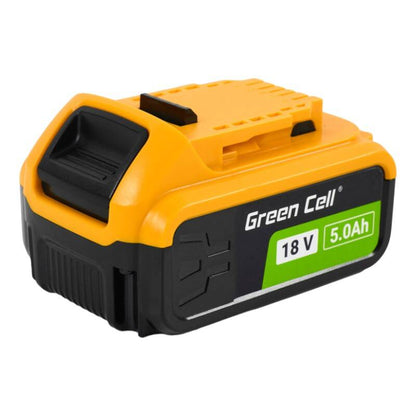 Battery For Power Tools Green Cell PTDW18V5, DeWalt XR 18V 5Ah DCB184 - Kotikauppa