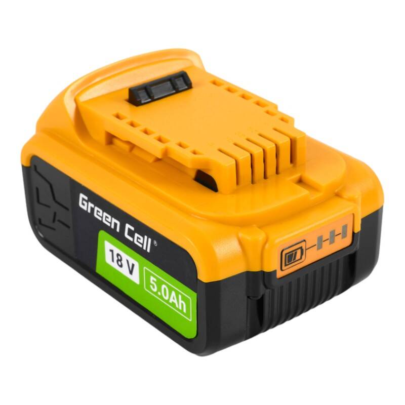 Battery For Power Tools Green Cell PTDW18V5, DeWalt XR 18V 5Ah DCB184 - Kotikauppa