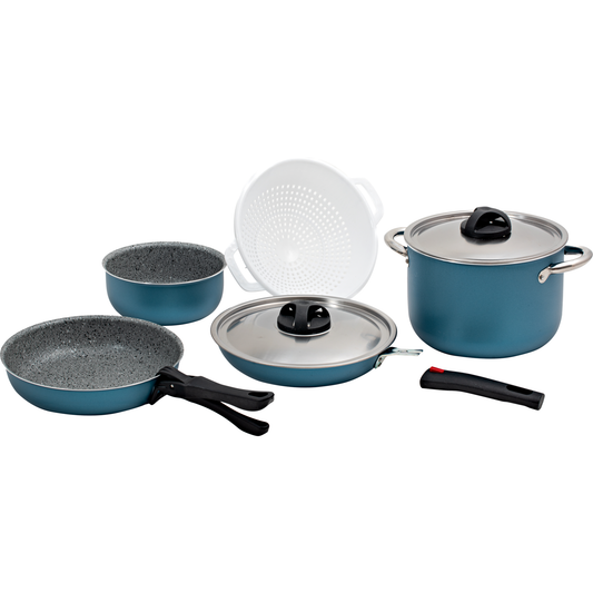 Beaver Brand Selva 10-osainen keittoastiasto, vihreä/musta | 0427-GW | 731239