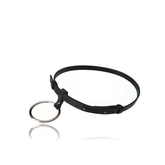 Black Leather Belt O