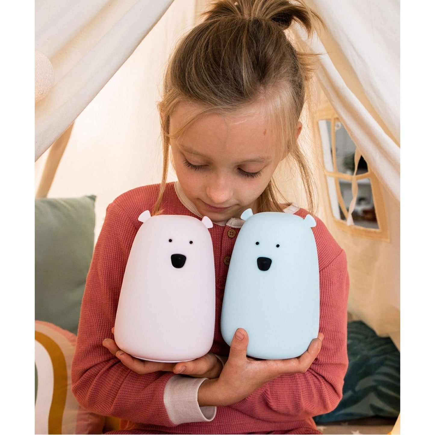 Big Bear Silicone Lamp - Blue - Kotikauppa