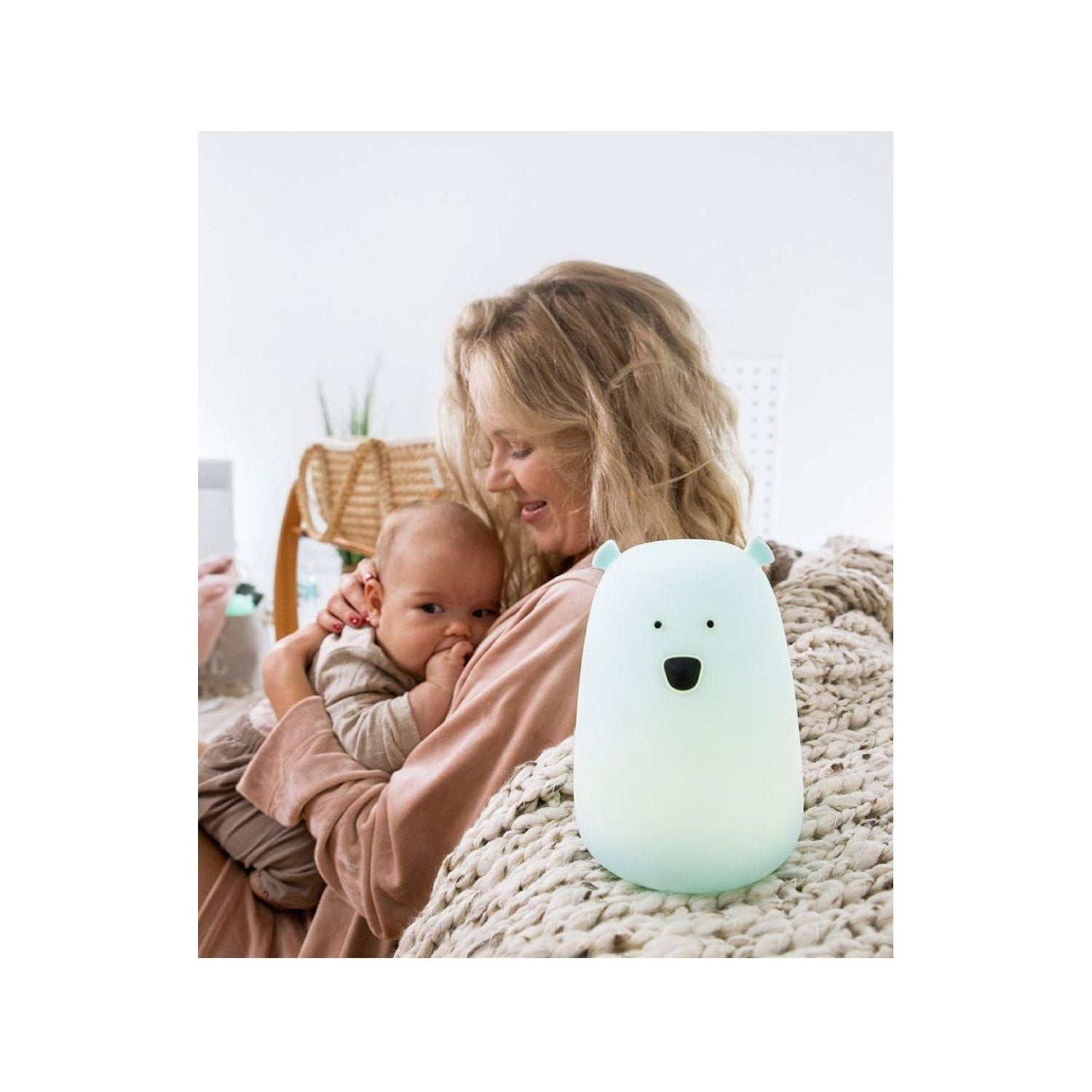Big Bear Silicone Lamp - Blue - Kotikauppa