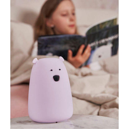 Big Bear Silicone Lamp - Lavender - Kotikauppa