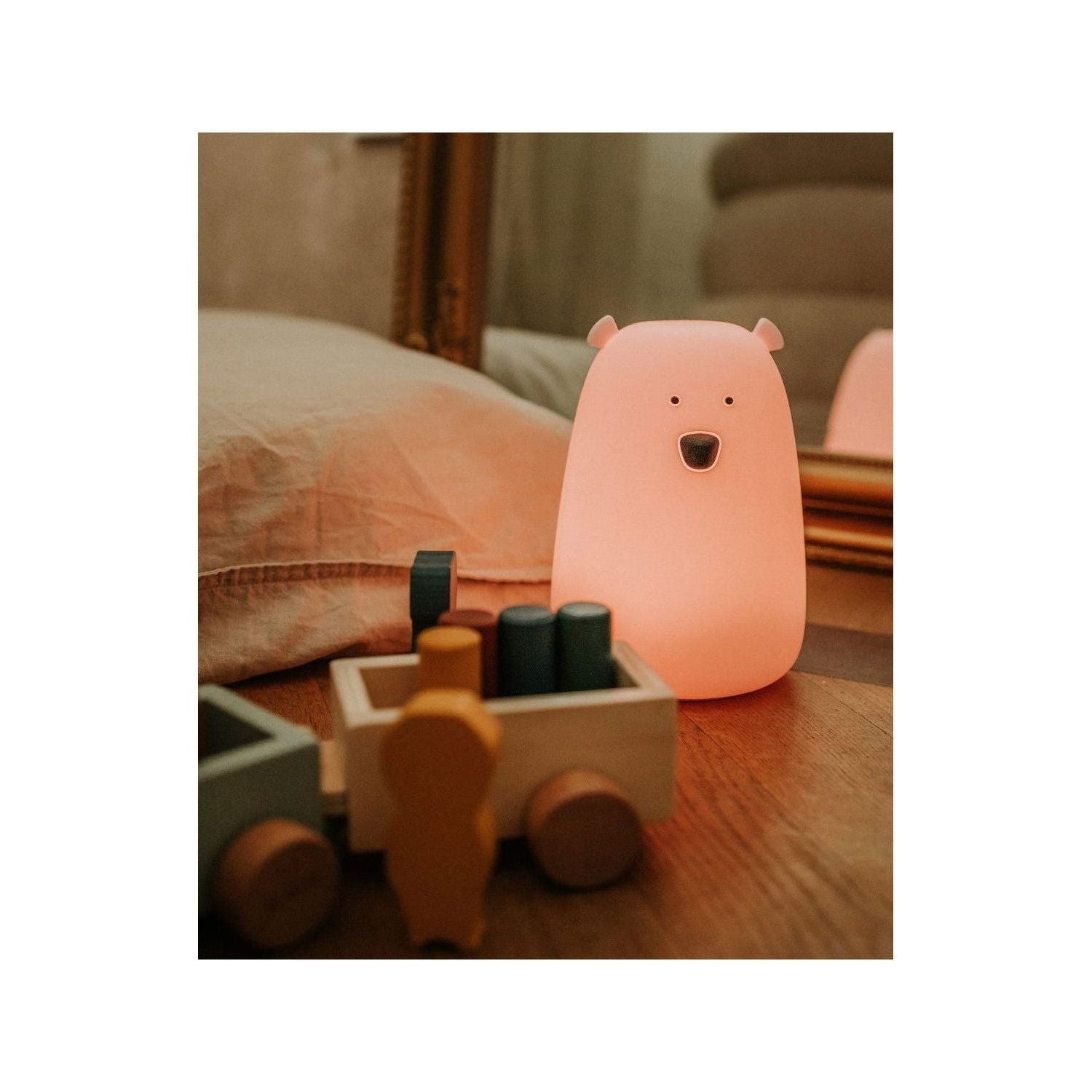 Big Bear Silicone Lamp - Pink - Kotikauppa