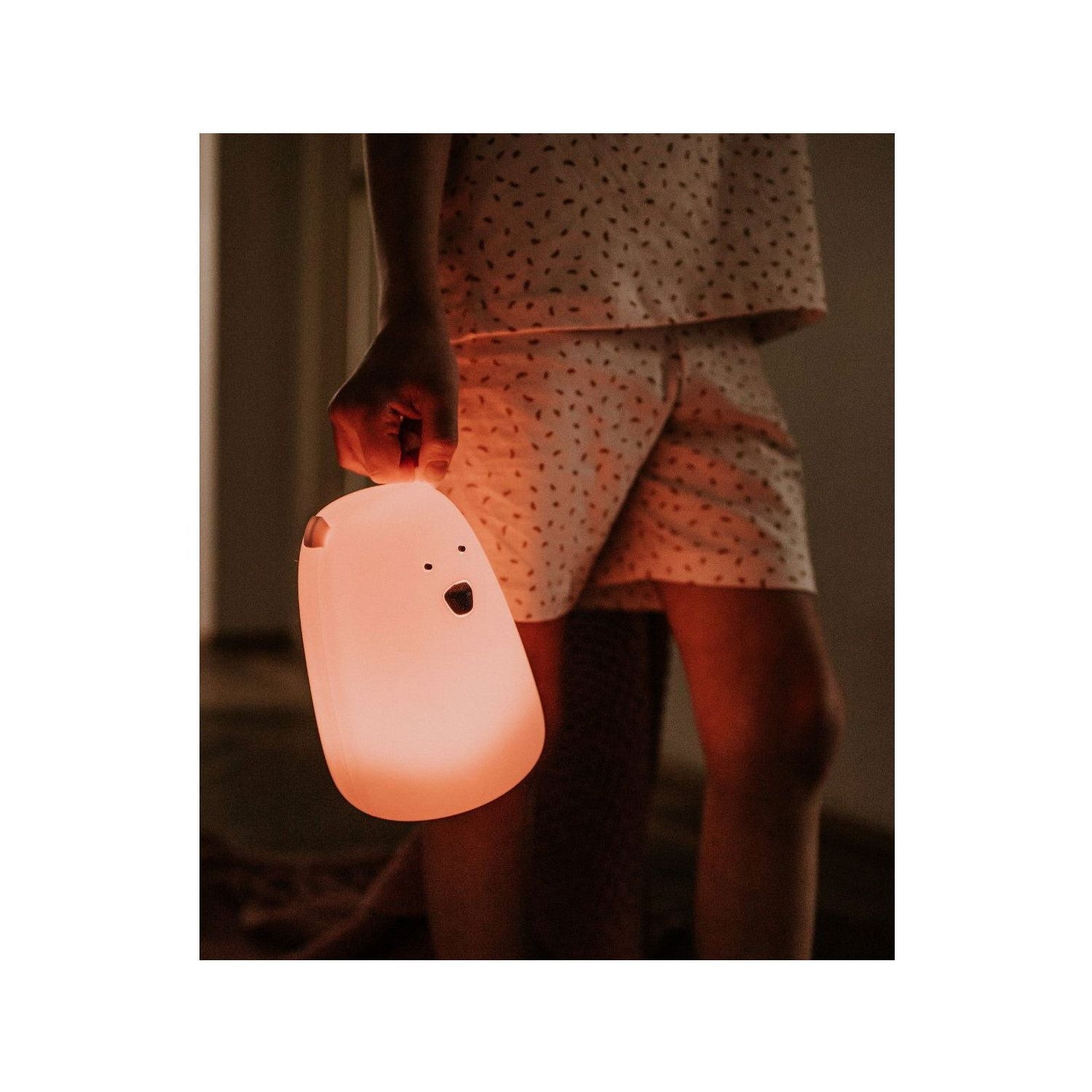 Big Bear Silicone Lamp with Remote - Pink - Kotikauppa