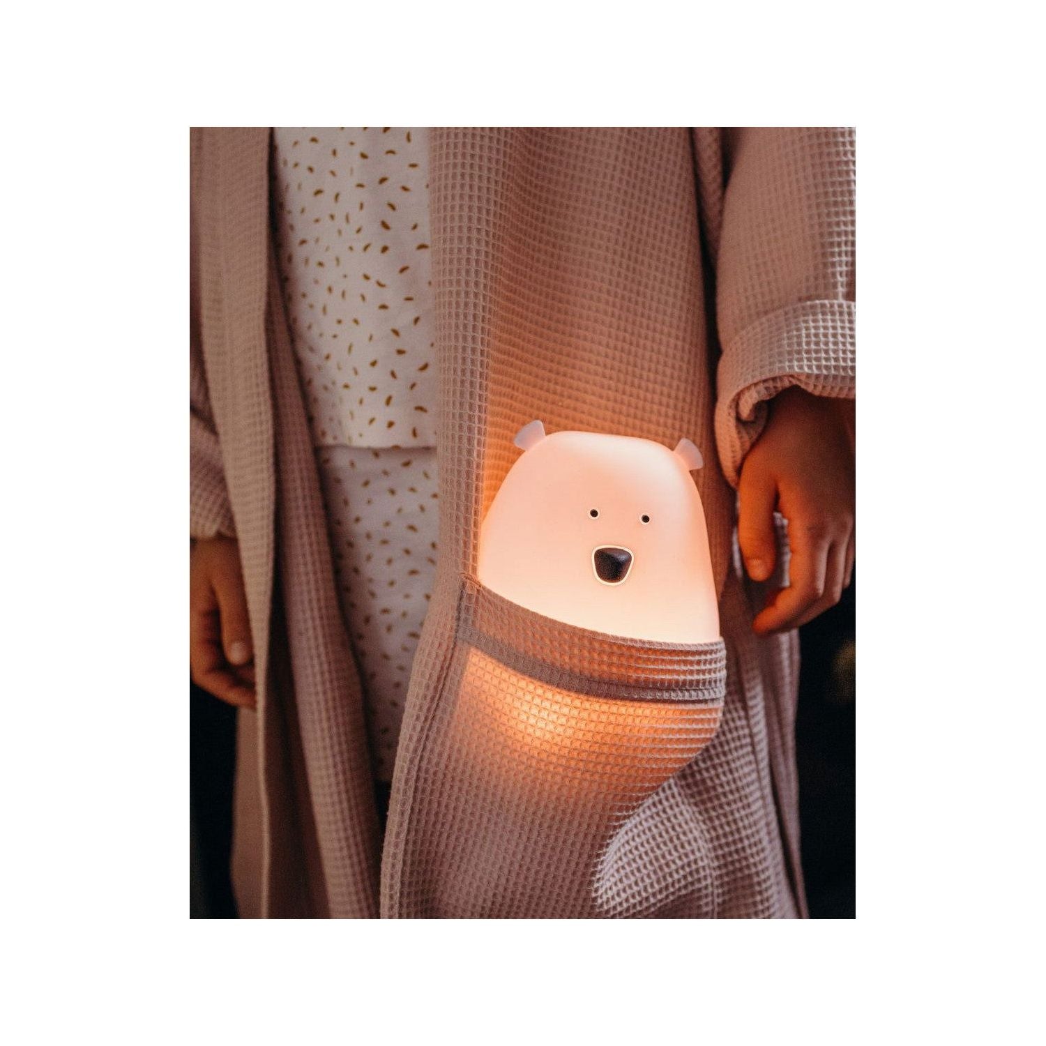 Big Bear Silicone Lamp with Remote - Pink - Kotikauppa