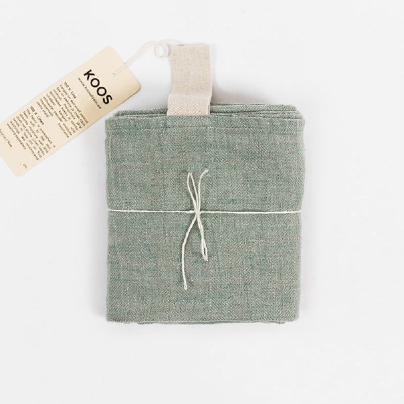 Big Linen Towel - Mint Green - Kotikauppa