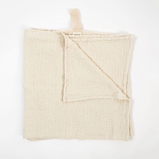 Big Linen Towel - Textured White - Kotikauppa