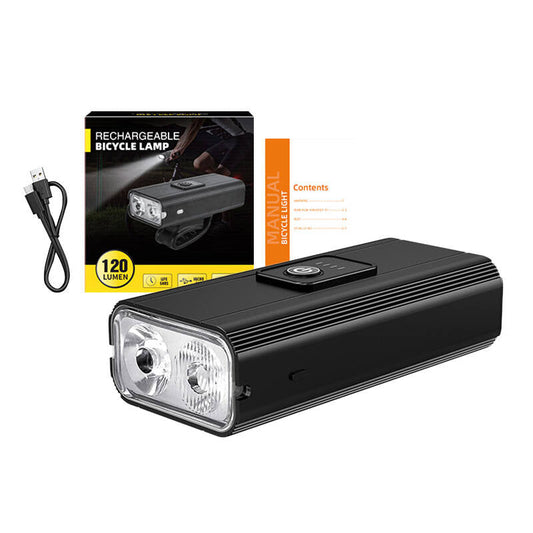 Bike flashlight Superfire GT-R3, 600lm, USB - Kotikauppa