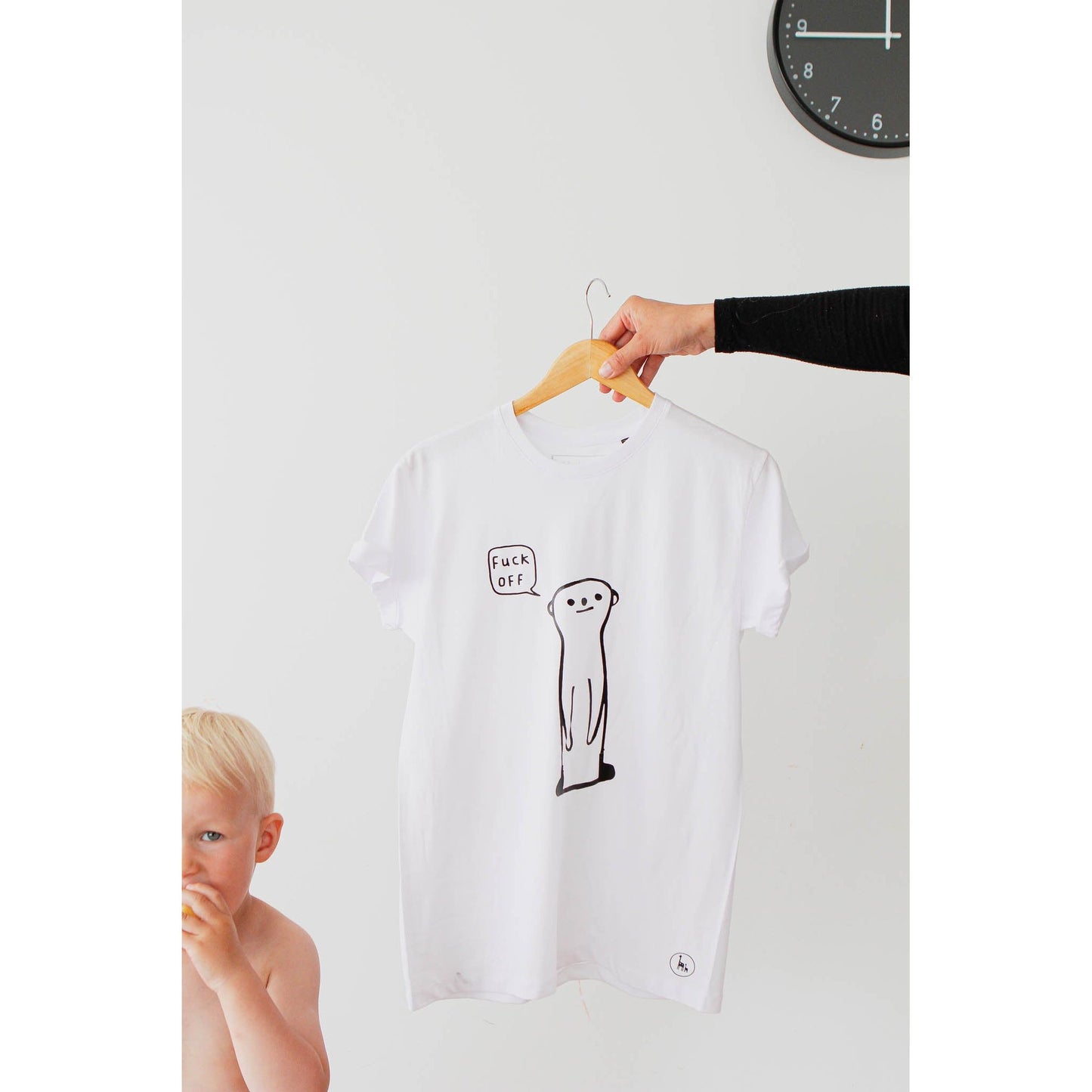 Meerkat f_ck off - White T-shirt