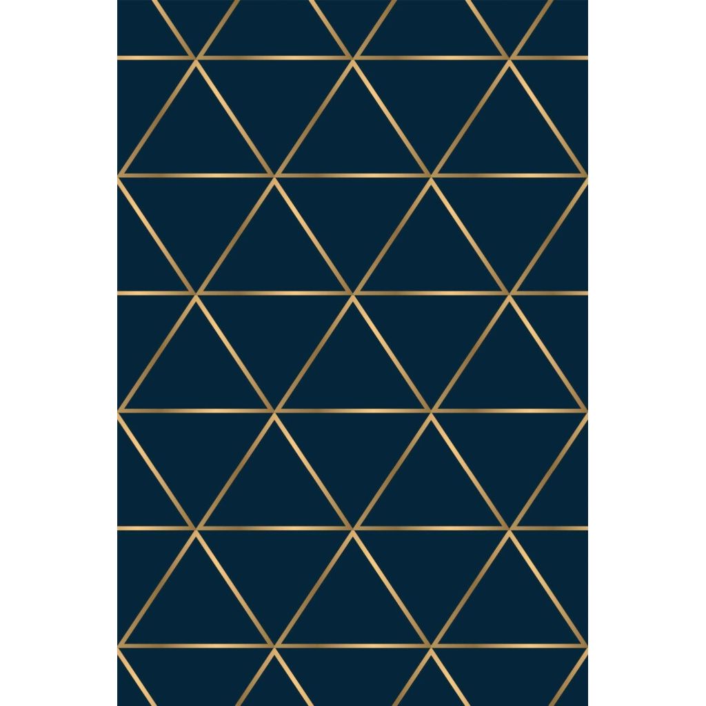 Blue luxury geometric (itseliimautuva) - Kotikauppa