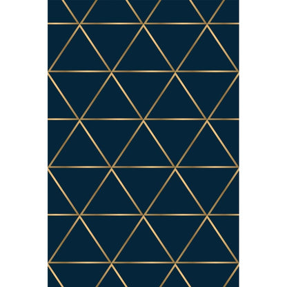 Blue luxury geometric (itseliimautuva) - Kotikauppa