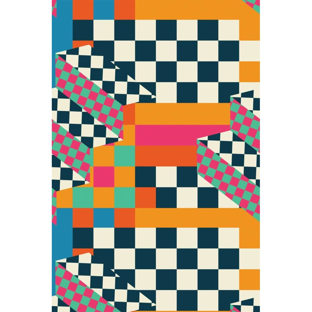 Bold Checkered Color Fiesta (itseliimautuva) - Kotikauppa