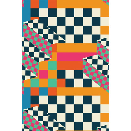 Bold Checkered Color Fiesta (itseliimautuva) - Kotikauppa