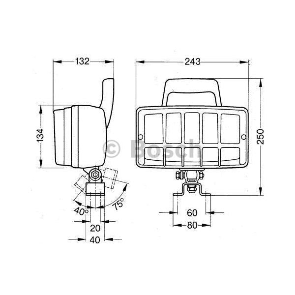 Bosch Profi 210 kaukovalo 0986310537 - Kotikauppa