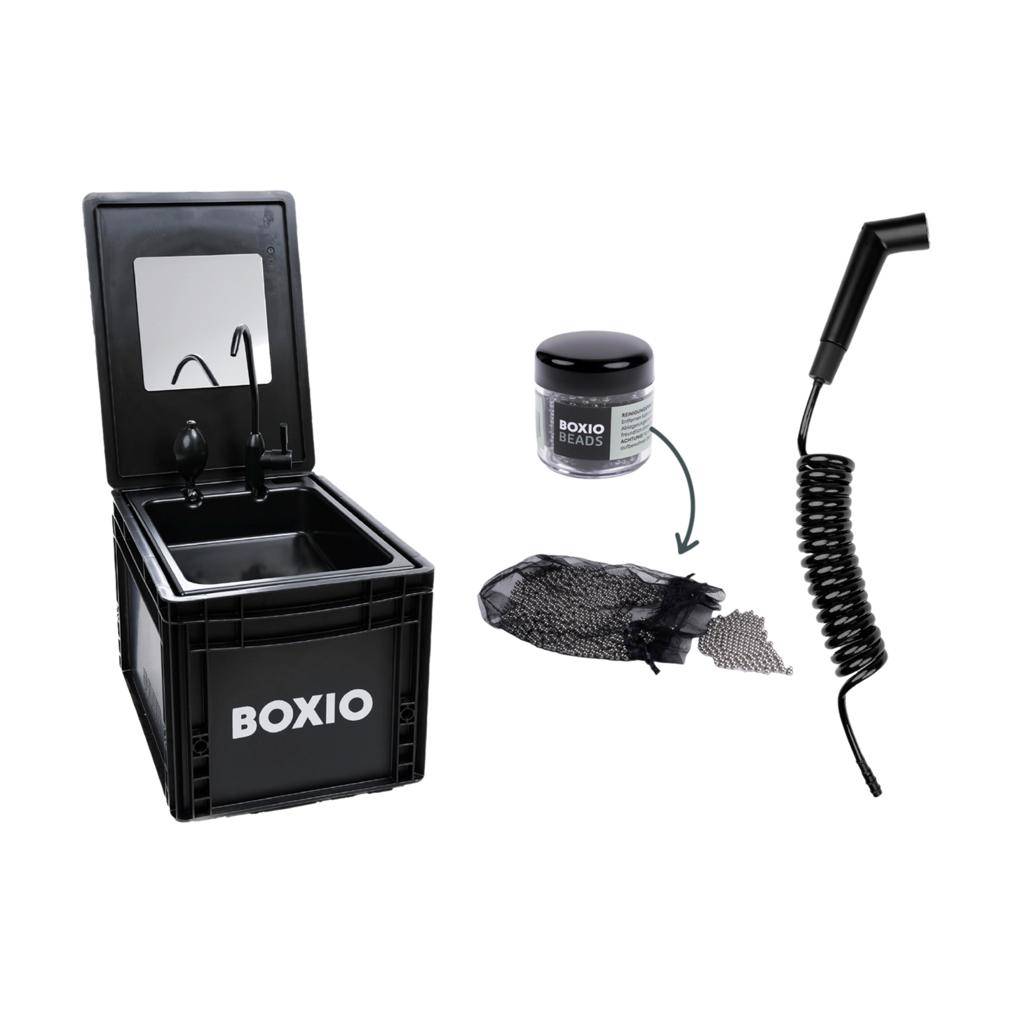 Boxio Wash Plus -mobiilipesuallas aloitussetti | BOXIO-WAS-BL-10-PLUS
